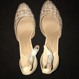 Anthropologie shoe Nude Pumps Heel